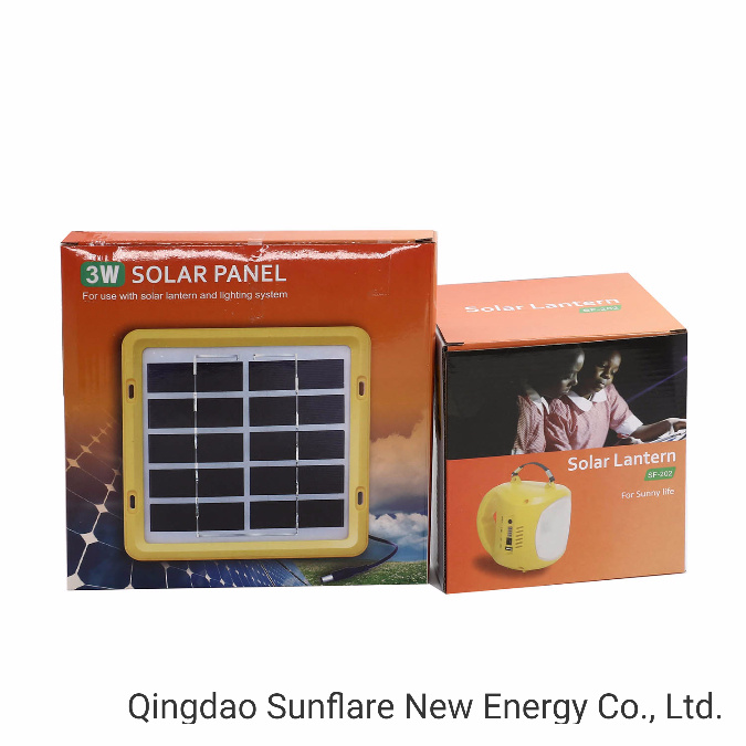 Energy Saving Solar Light Lamp with Mobile Phone Charger Sf-202