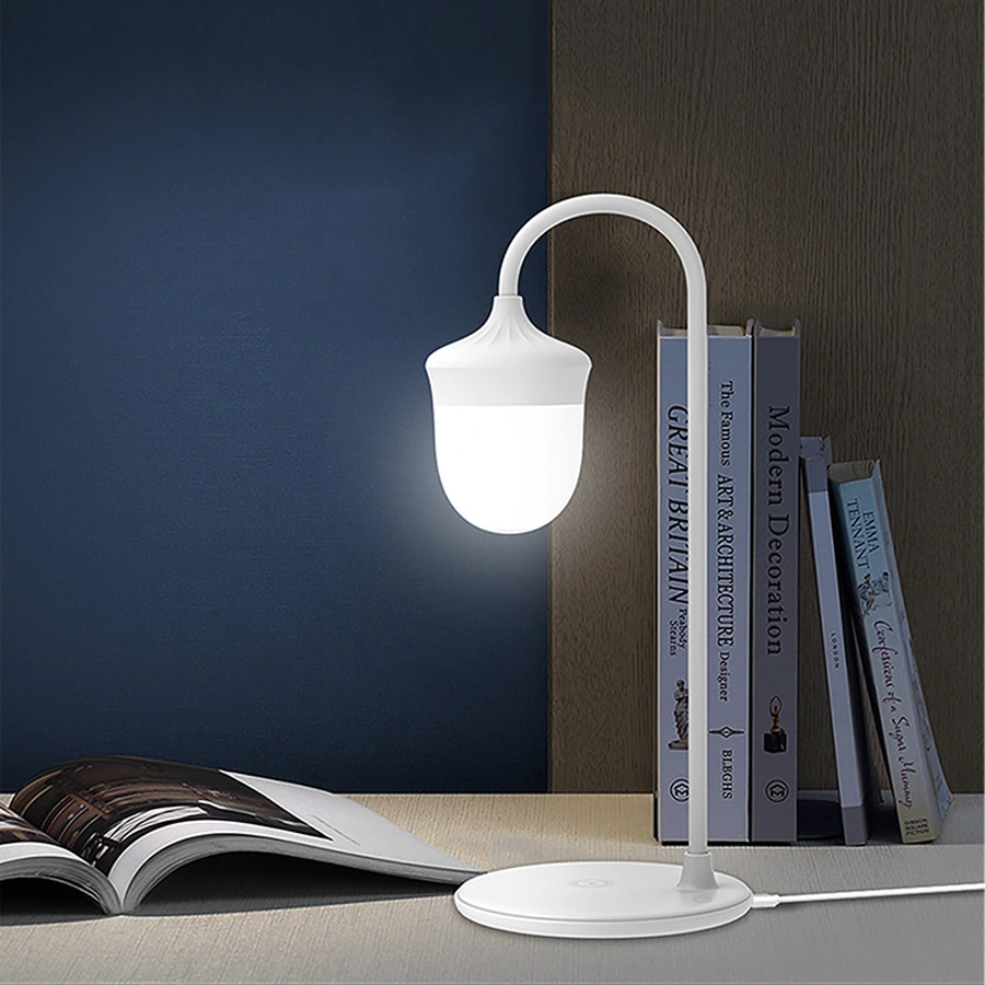 China Factory Supplier Multi-Function Mobile Phone Fast Charge Wireless Charge Night Light Reading Lamp