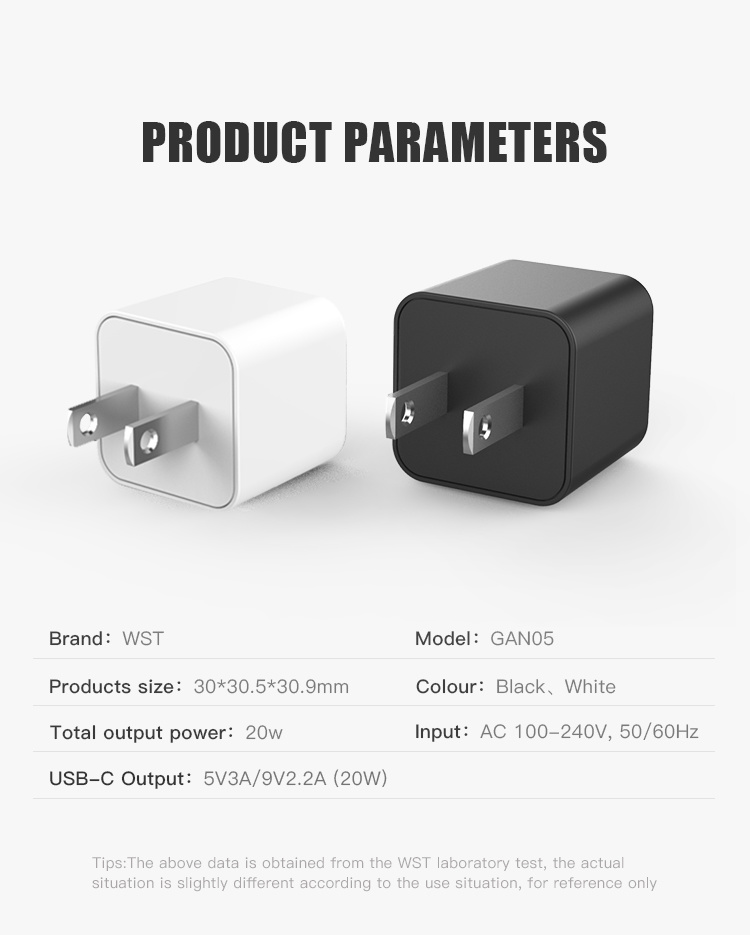 China Manufacturer Type-C USB C Wall Charger GaN Charger Pd 20W Pd QC 4.0 3.0 Quick Charger