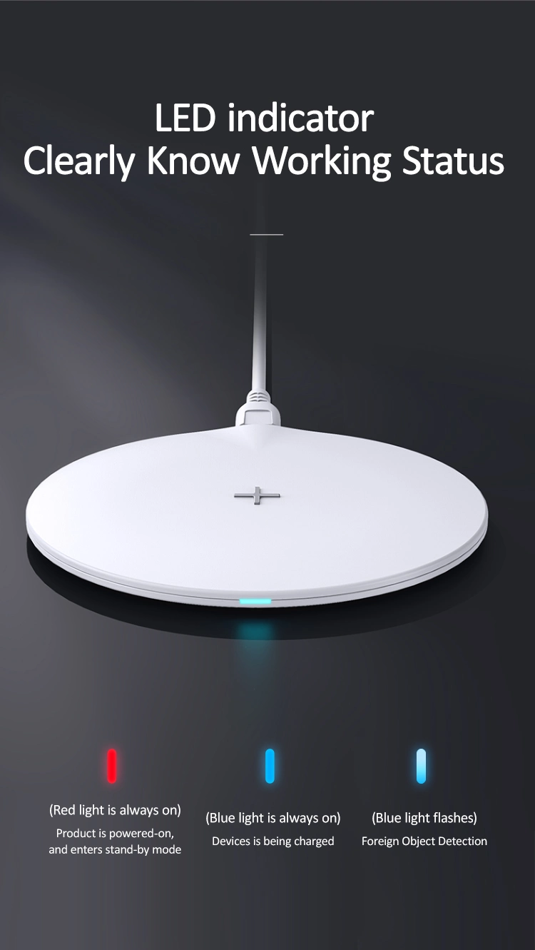 Usams Cheap Price Us-CD149 Ultra-Thin Fast Wireless Charger 15W Charger for iPhone 12