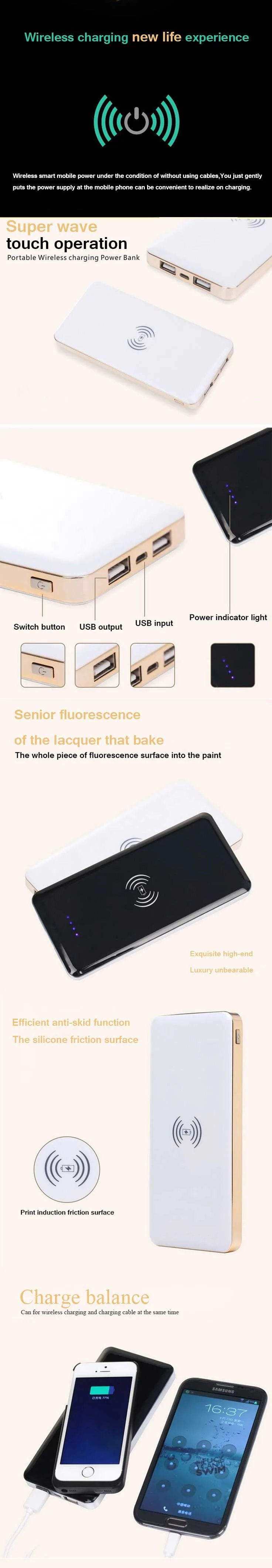 Wireless Mobile Charger (Two way) by Simultaneously