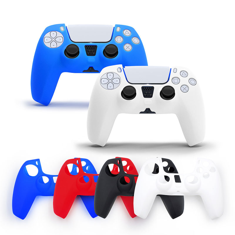 PS5 Controller Skin PS5 Accessories Soft Silicon Rubber Cover Case Protective for Playstation 5 Joystick Gamepad