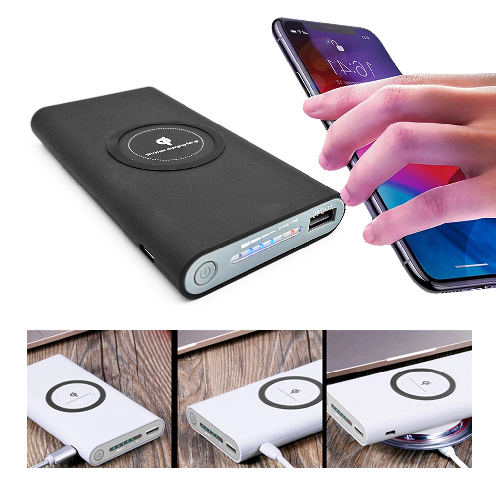 10000mAh Portable Wireless Charger with Lithium Battery