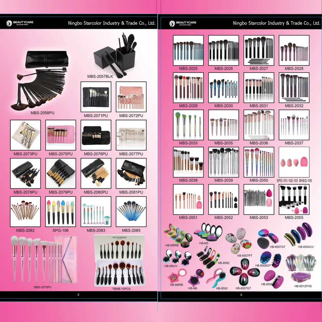 New Products 24PCS Cosmetic Blending Shaving Diamond Foundation Brushes Glitter Makeup Brush Set