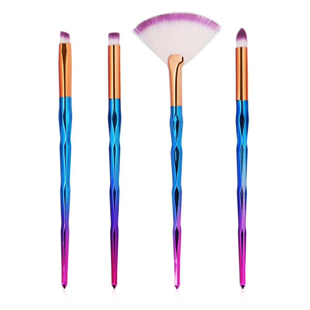 4PCS Diamond Eye Shadow Makeup Brushes Set Make up Brush Tool Kits