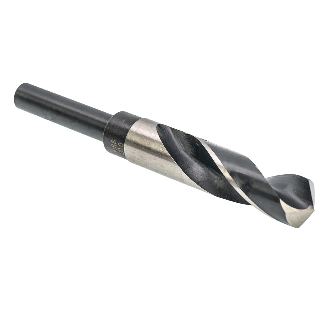 2021 HSS Drill Bits Customized Factory Silver Drill Bits with 1 /2 Reduced Shank Cutting Tool Drilling Tools, HSS Drill Bit