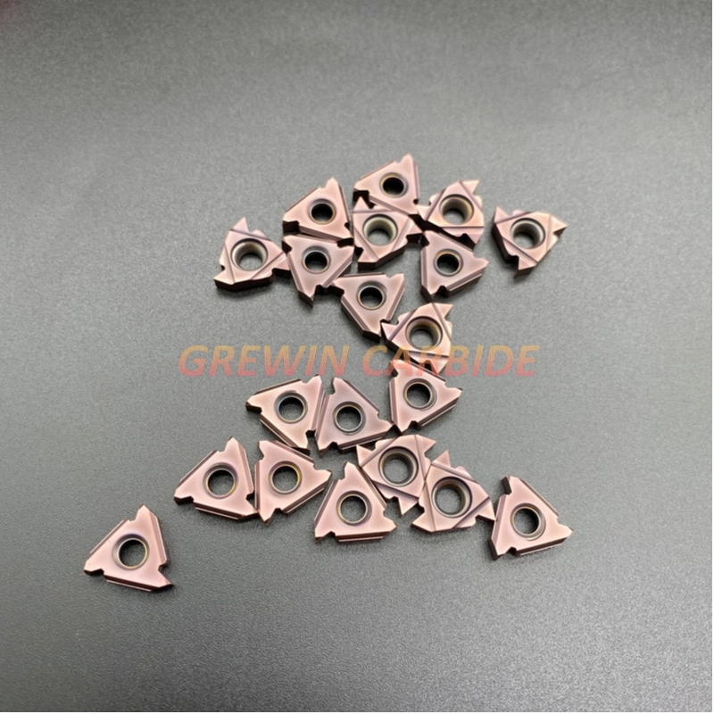 Gw Carbide - High Precision Various Types Tungsten Carbide 16er AG60 Inserts and Thread Insert