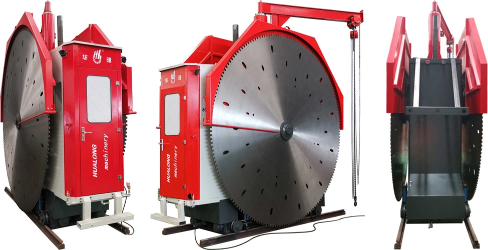 Hualong 2qykz-3300 Granite Cutter Stone Quarry Cutting Saw Mining Cutting Machine with Double Blades
