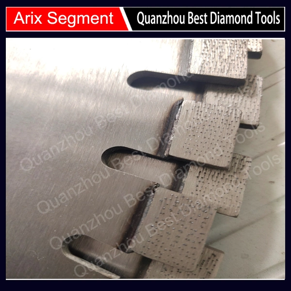 24*3.5*10mm Fast Speed Diamond Arix Core Drill Bit Segment for Hilti Drilling Machine