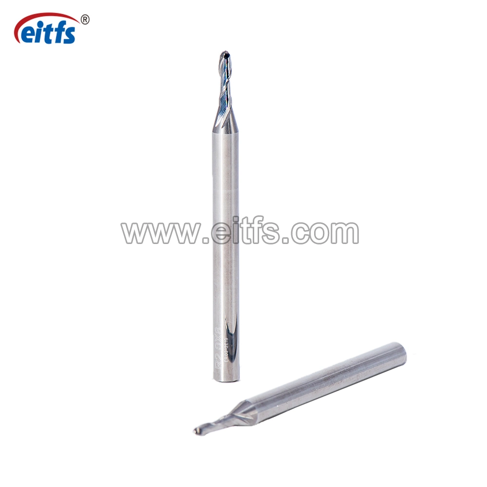 Aluminum Alloy Solid Carbide End Mill 2 Flute Ball Nose End Mill Cutter