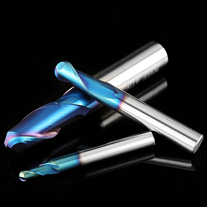2 Flutes HRC60 Solid Carbide Milling Cutter Ball End Mill