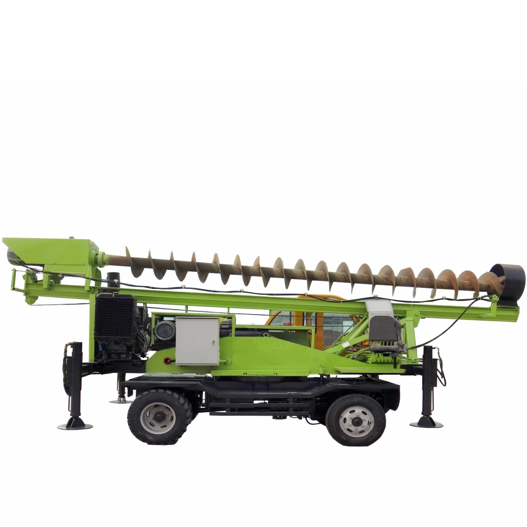 Wheeled 360-6 Hydraulic Wheel Water Drilling for Foundation Pile Construction/Diamond Drilling/Engineering /Borehole Drill