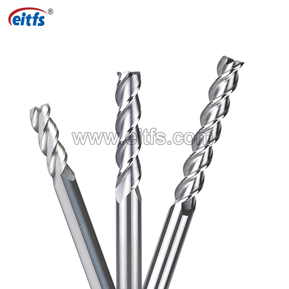 Tungsten Carbide 3 Flute End Mill Cutter for Aluminum Milling