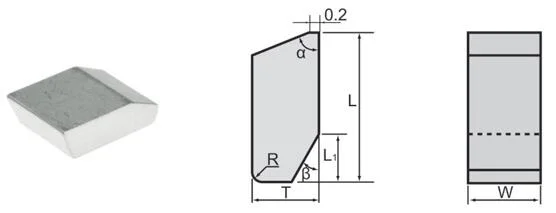 Yg8 8% Co 89.5hra 3.0*1.8*1.8mm Hardness Tungsten Carbide Blade Saw Teeth