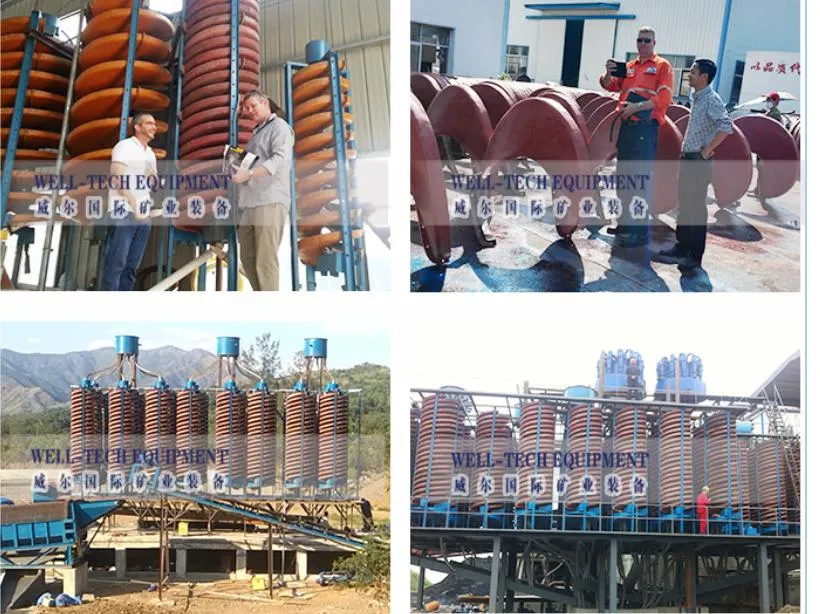 Tantalum Ore Spiral Concentrator for Tantalum Concentrate