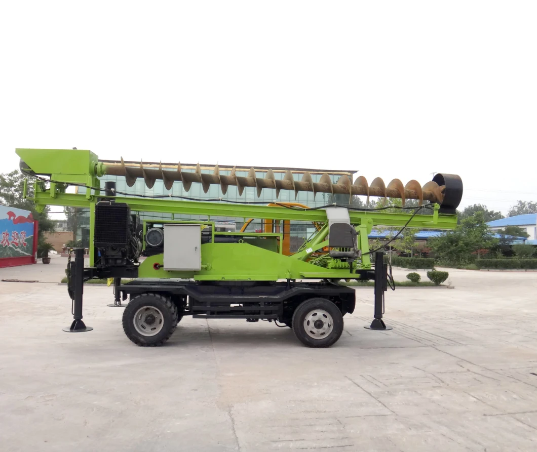 Wheeled 360-6 Hydraulic Wheel Water Drilling for Foundation Pile Construction/Diamond Drilling/Engineering /Borehole Drill