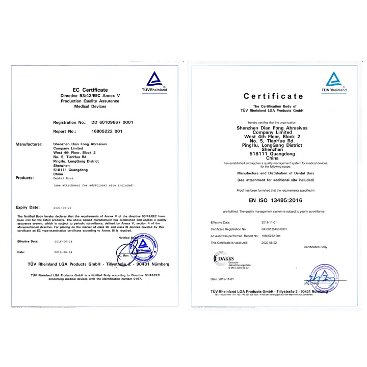 L023fe (ISO 500 104 140 201 023) 0120.023 Dental Lab Products Dental Tungsten Carbide Cutting Bur