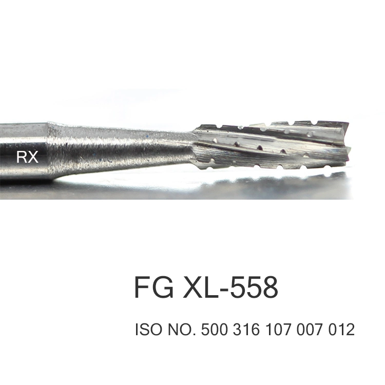 Carbide Rotary Burr Surgical Burs Cross Cut for High Speed Handpiece FG XL-558