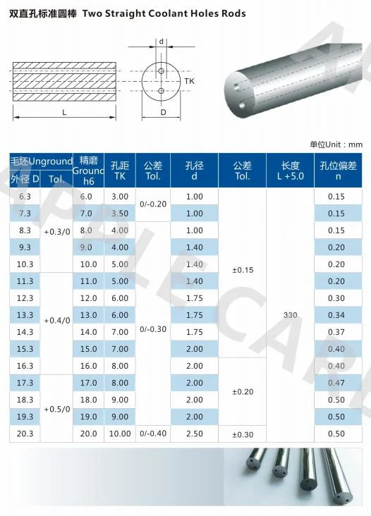 Carbide Tungsten Rod/Tungsten Carbide Extensions/Carbide Anti Vibration Tool Holder