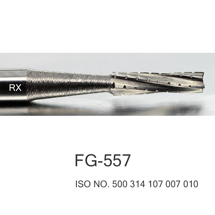 Carbide Burs Tungsten Rotary Cutter for High Speed Dental Handpiece FG-557