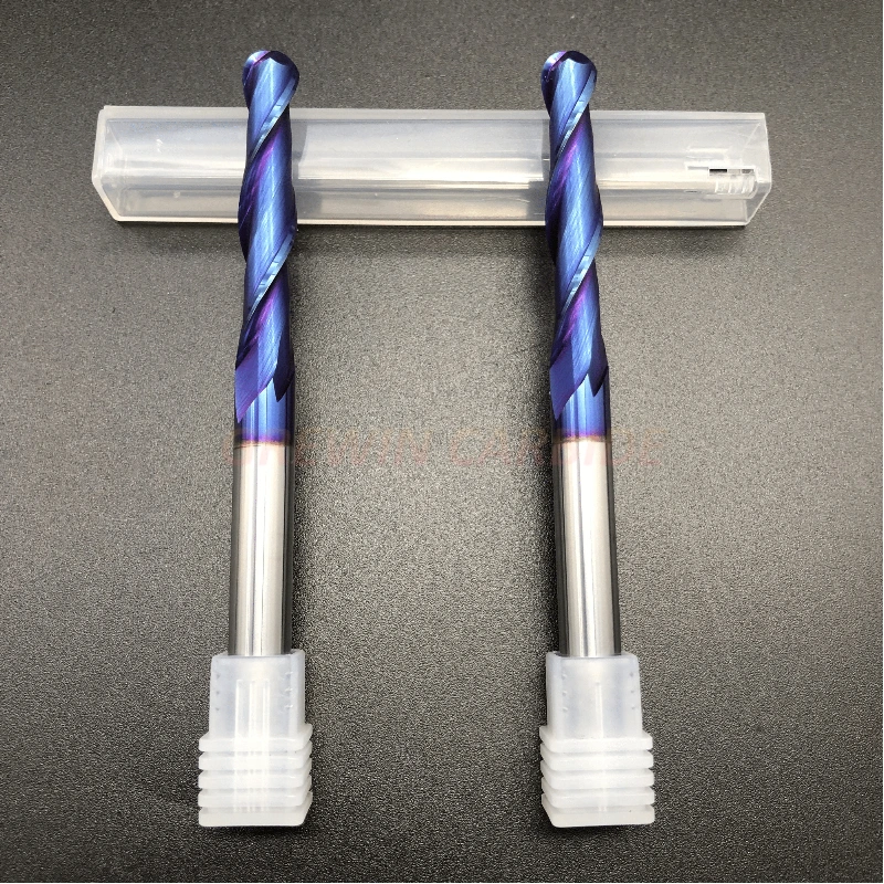Gw Carbide-D8r4l100 Solid Carbide Ball Nose End Mills for Cutting Steel/Alloy Steel