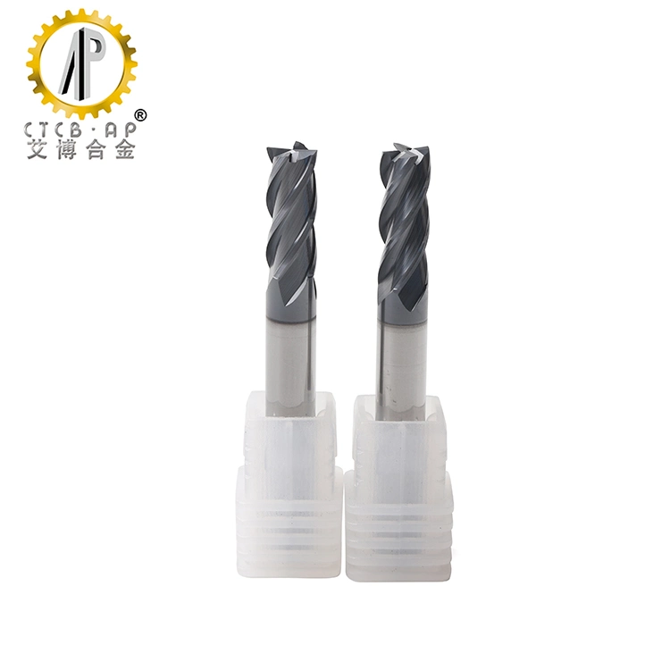 Four Flutes Milling Cutting Tools Flat End Mills D6*50 Cutters