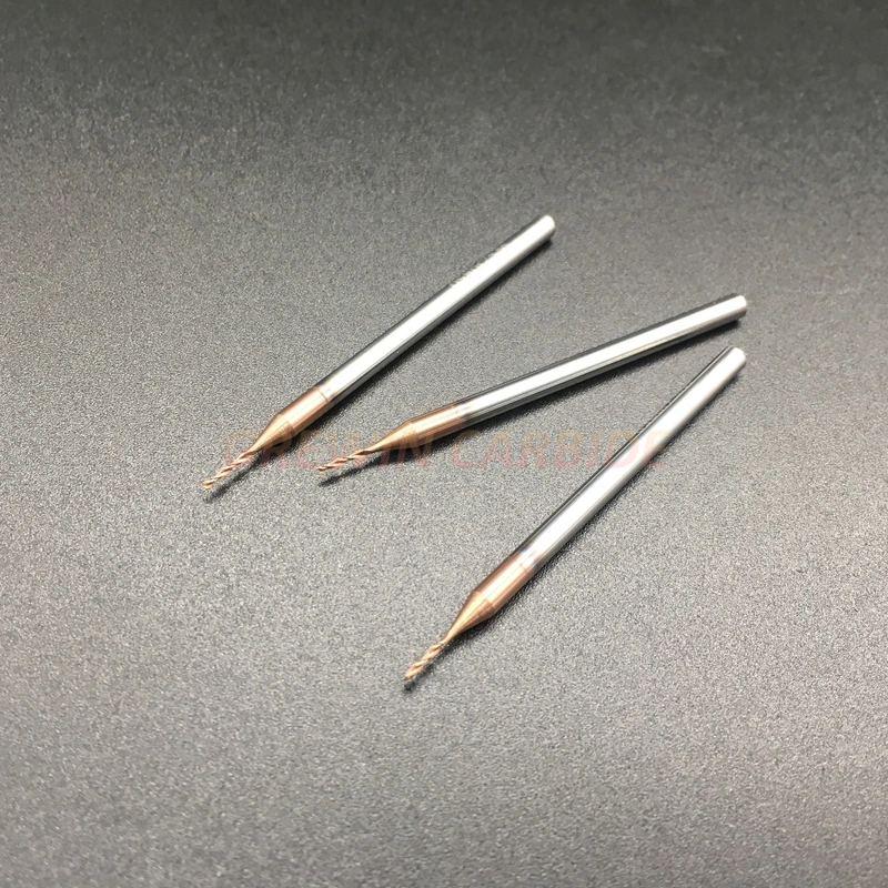 Gw Carbide - Tungsten Carbide Drill with 2 Flutes Micro Diameter for Standard Size