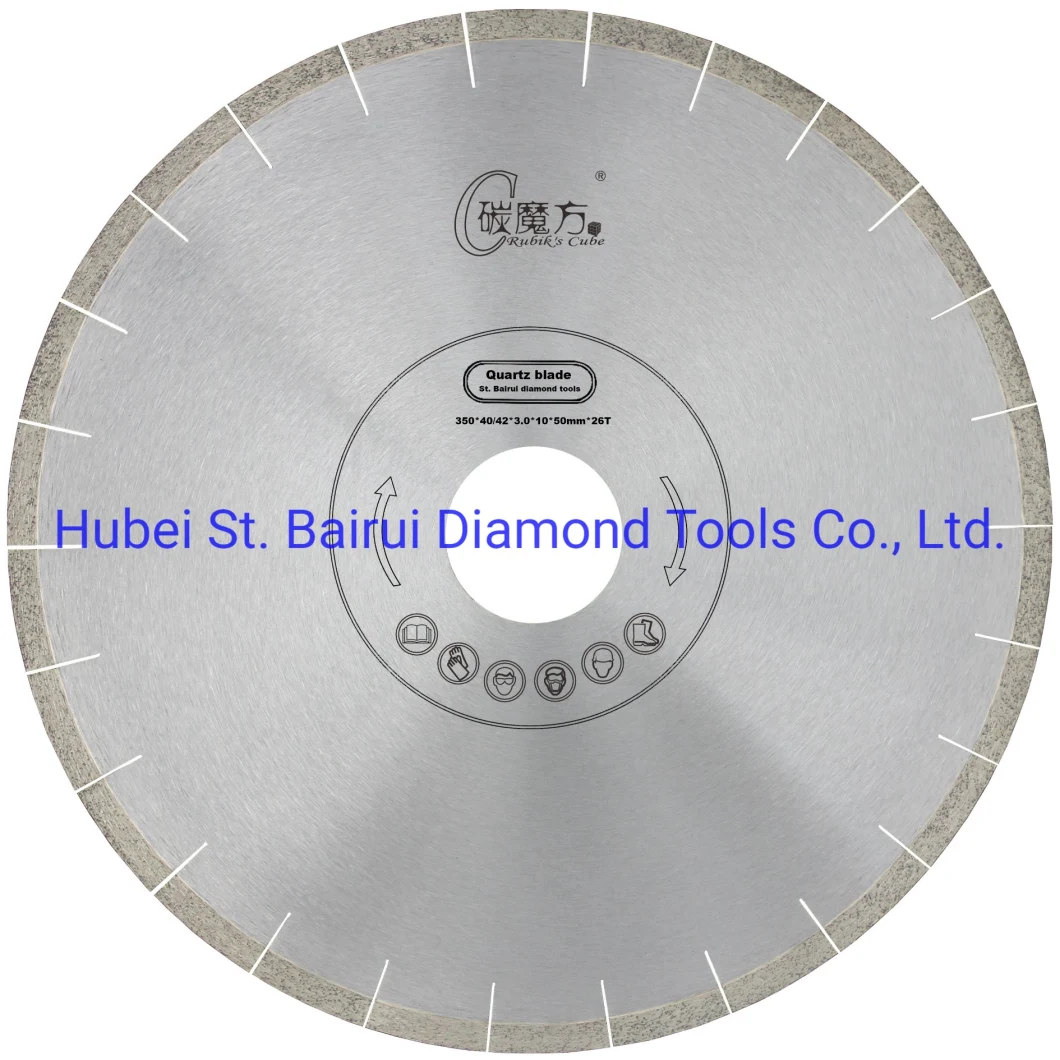 350mm 14inch Silver Brazed Marble Cutting Tools Diamond Saw Blade