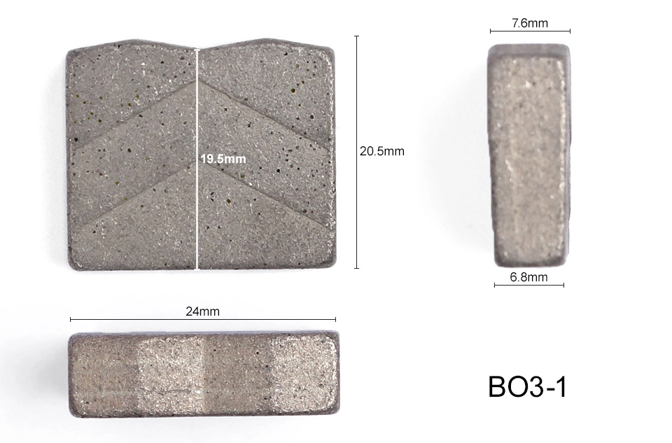 Zlion 24PCS Saw Blade Grinding Diamond Segments for Granite/Concrete/Basalt Cutting