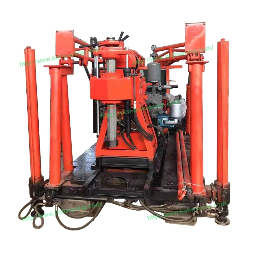 200m Diamond Core Drilling Equipment for Moving Skid Base Core Drilling