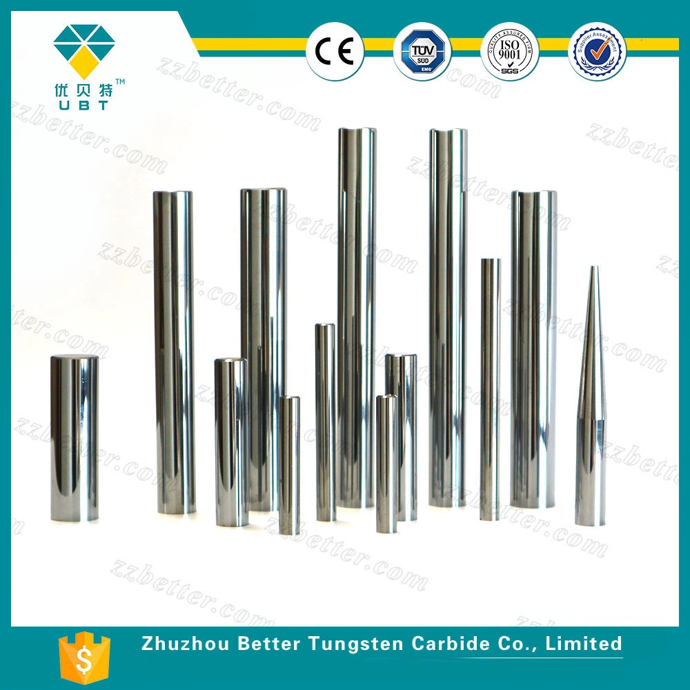 H6 Polished Solid Carbide Rods, Tungsten Cemented Carbide Rod for Endmills