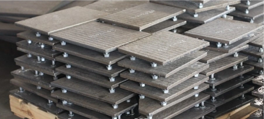 Wear Abrasion Resistant Steel Plate Liner with Chromium Carbide Overlay
