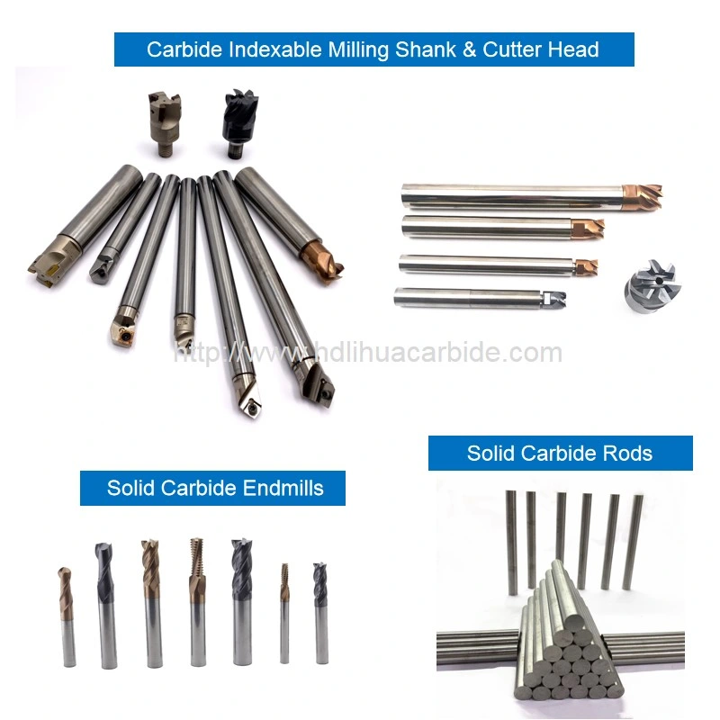 Carbide End Mill Solid Carbide Square End Mill 4 Flutes End Mills for CNC Router Machine