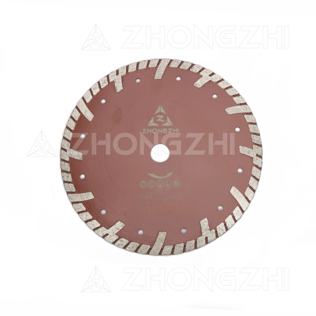 Fast Cutting Wide Turbo Rim Diamond Disc for Granite, Concrete