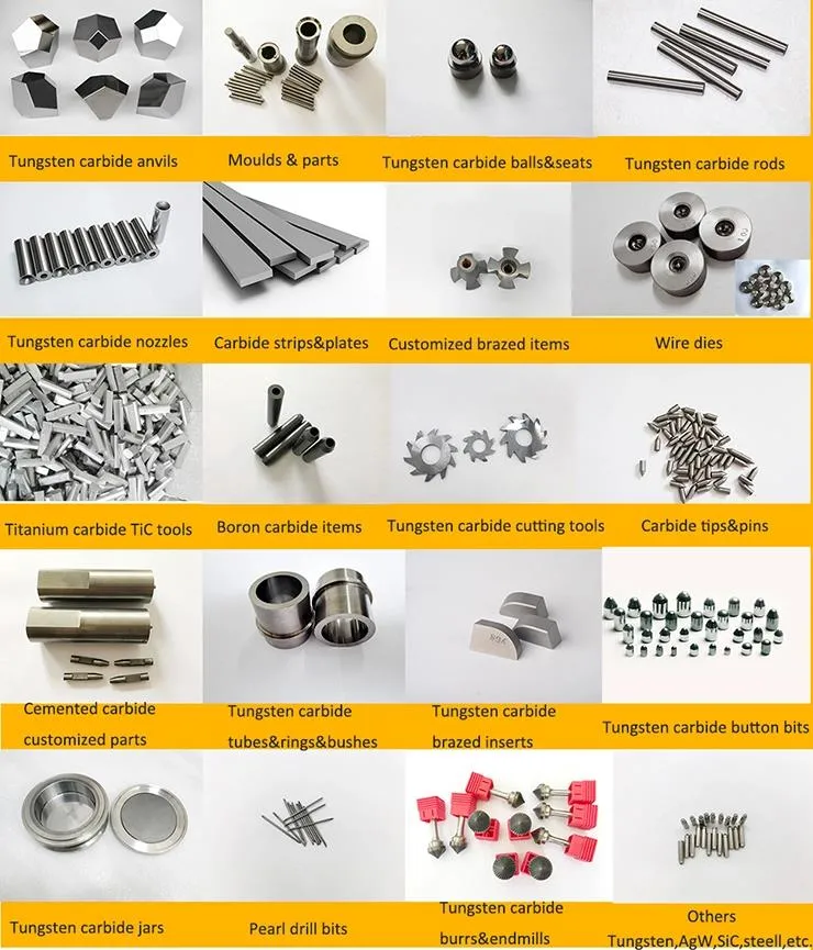 Exclusive Quality of Cemented Carbide Drill Bits and Tips Yg8