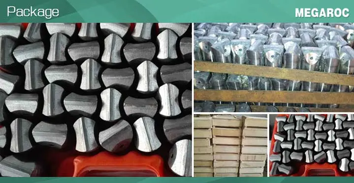 High Quality Tapered Chisel Cross Taper Shank Stone Button Rock Drill Bits for Sale Drilling
