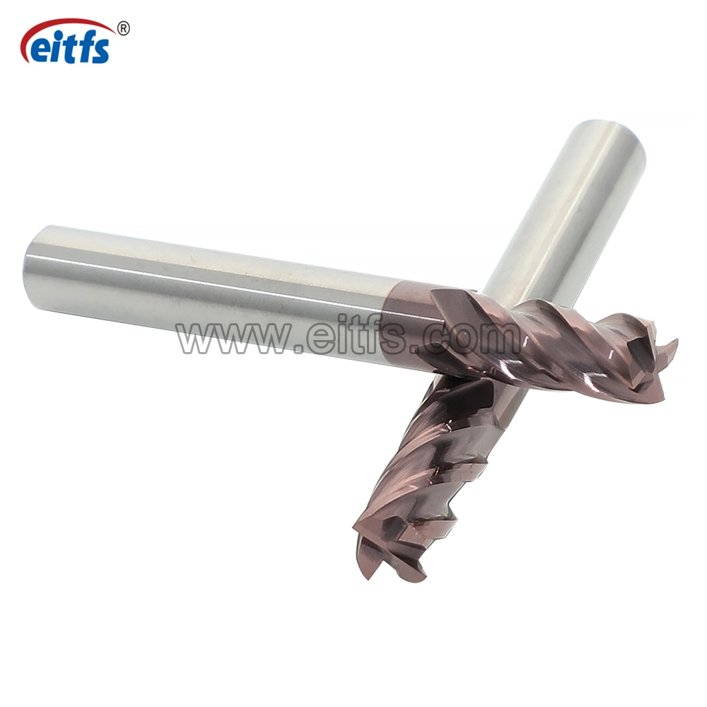 CNC Router Bits Carbide 4 Flute Square End Mill Cutter Bits for Steel