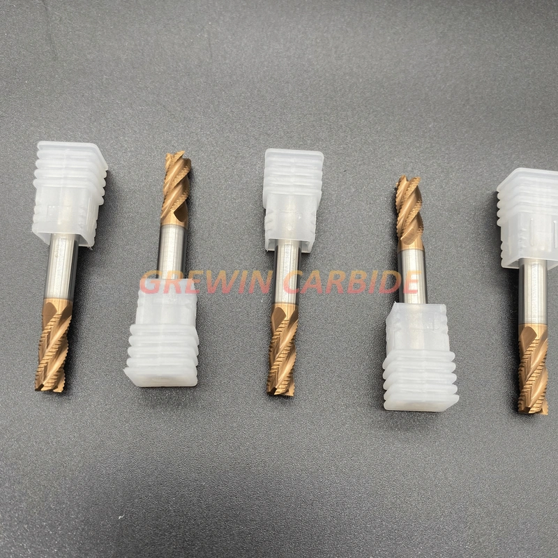 Gw Carbide - Tungsten Carbide Steel End Mill with 4 Flutes Roughing End Mill for CNC Processing System