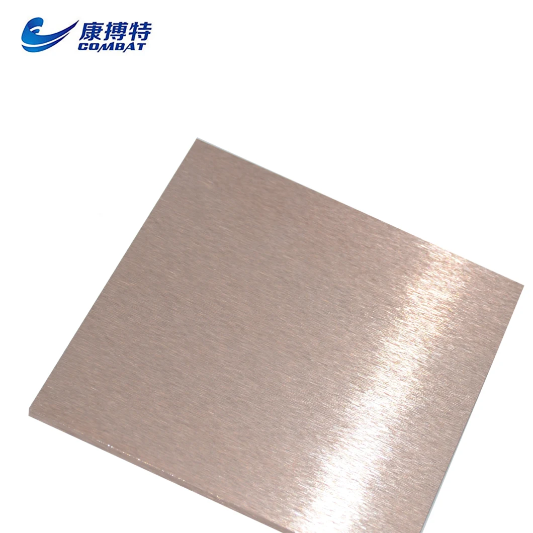 2020 Good Price 4mm Copper Tungsten Sheet Tungsten Alloy Plate
