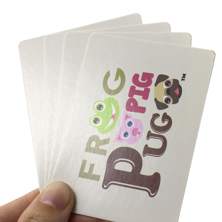 Custom Educational Leaning Cards Paper Playing Cards Flash Cards for Kids Study Party Game Set Customized