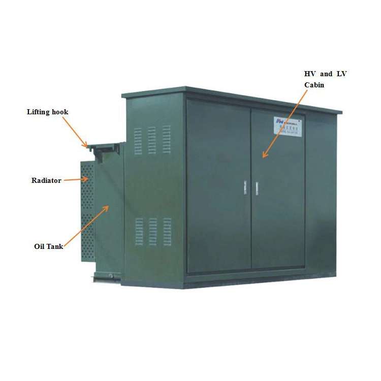 1600 kVA 10 Kv Pad-Mounted Transformer Power Distribution Transformer Substation