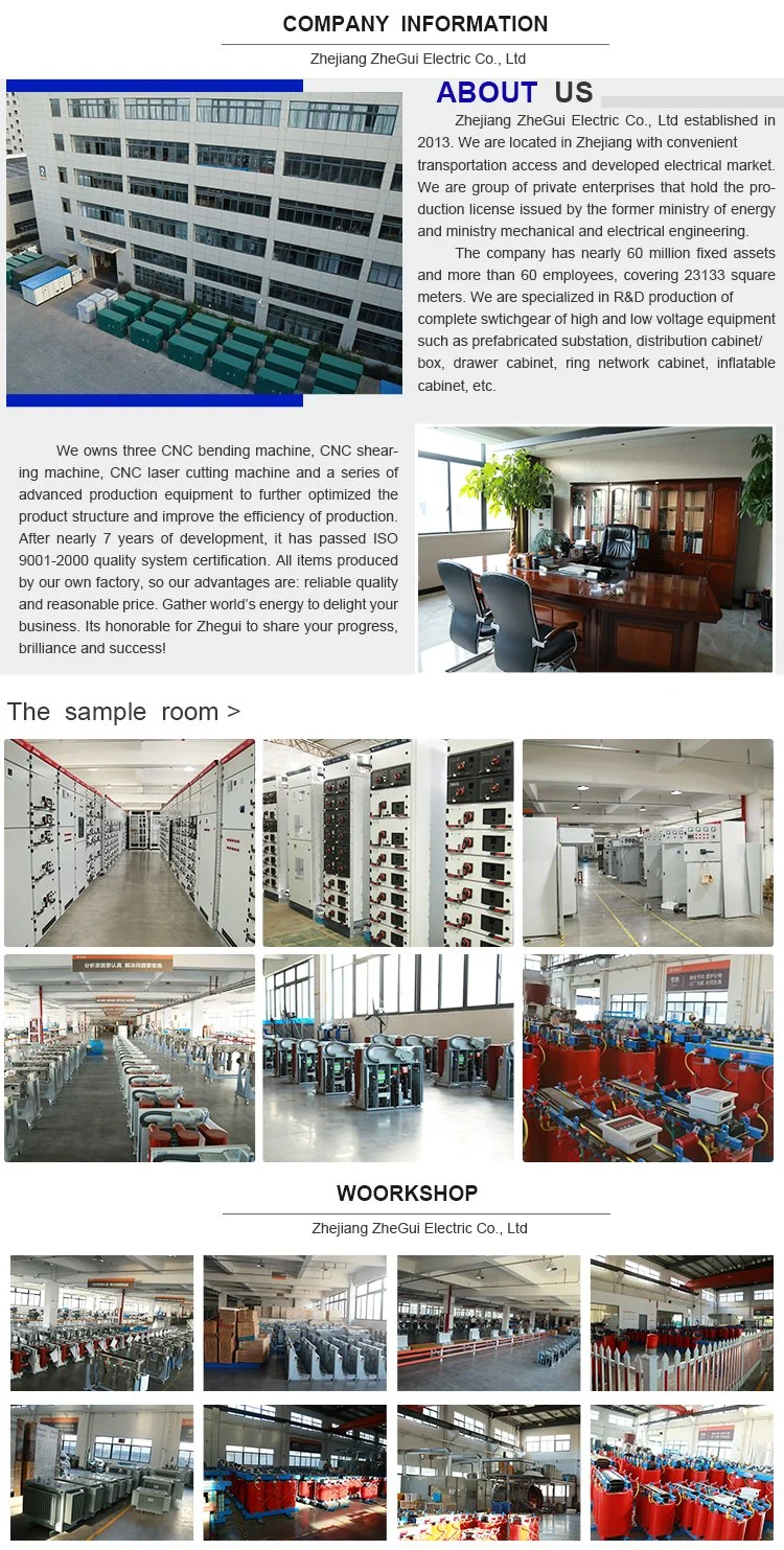 315kVA 600kVA Electrical Package Substation Manufacturer Transformer Substation Kiosk Substation