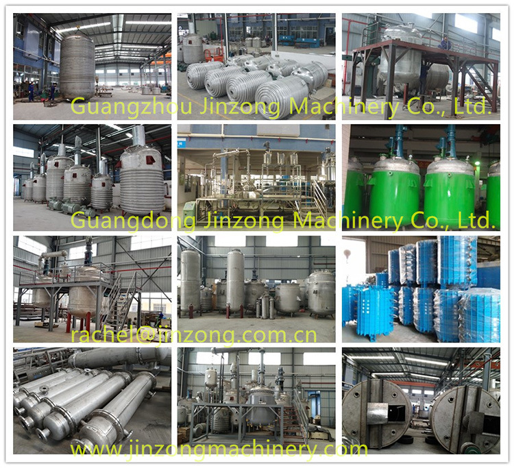 Stainless Steel Electrical Heating Jacketed Reactor 50-5000L