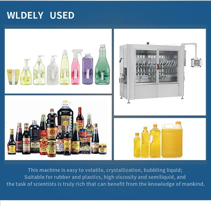 Chemical Daily Filling Machine Linear Type Chemical Liquid Daily Use Chemical Filling Machine