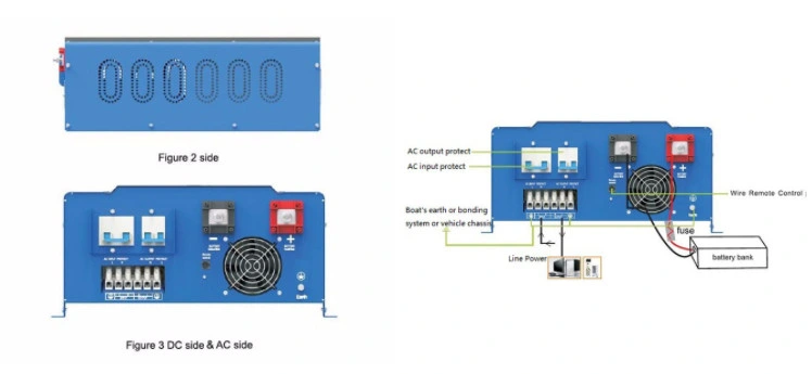 110V-240VAC 50Hz/60Hz Pure Sine Wave Inverter 1kw - 12kw with LCD / LED Display and Transformer