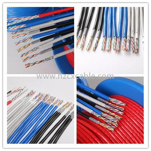 Network Cable FTP Cat5e Outdoor Cable, FTP Waterproof Cat5e Cable with Jelly/Gel