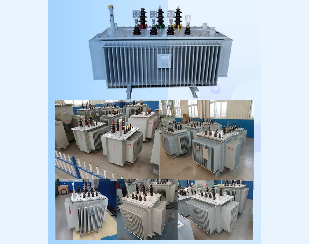 China Oil Immersed Transformer 11kv 33kv to 0.4kv Electric Power Distribution Transformer Three Phase Transformer