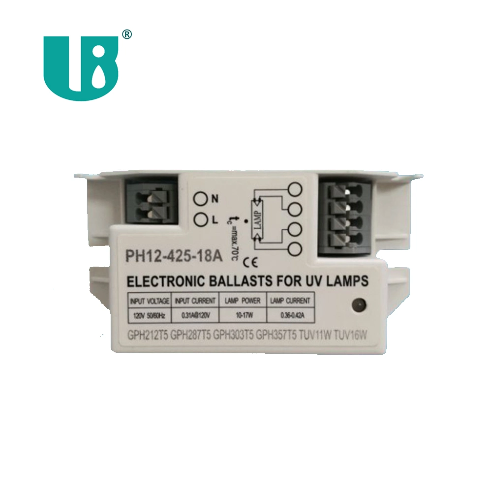 pH12-425-18A 120V Us Power Supply Soft Start Electronic Ballast 10W 14W UV Lamp Transformer