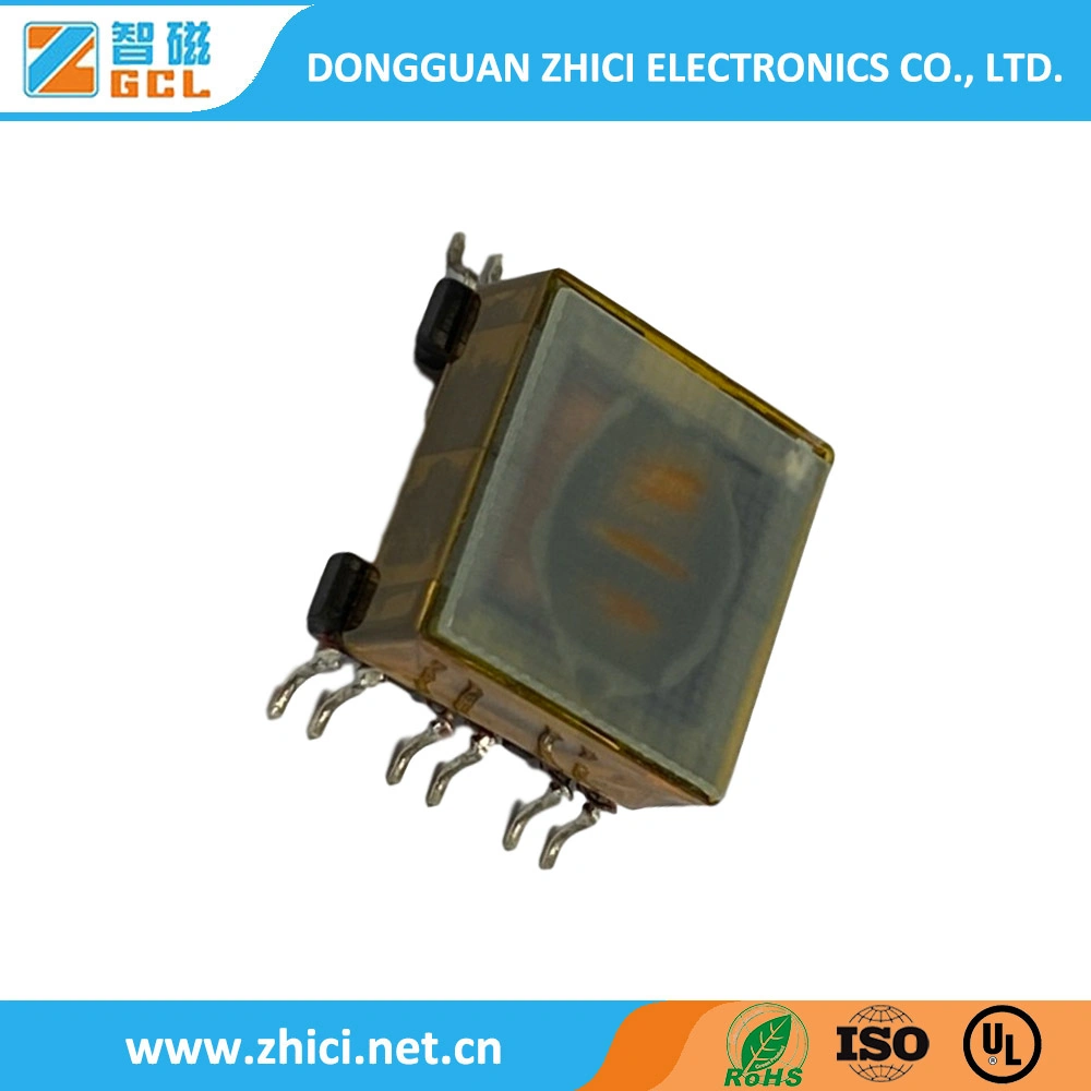 Customize RoHS UL Compliant Electronic Pure Copper Vertical Horizontal SMD Flyback Efd15 Transformer for Power Adapter