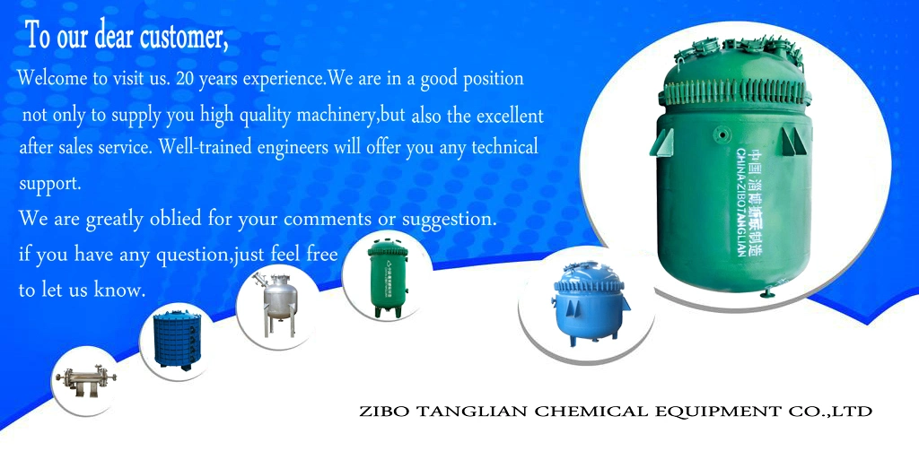 Glass Lined Reactor All Type Chemicals Equipment Reactor